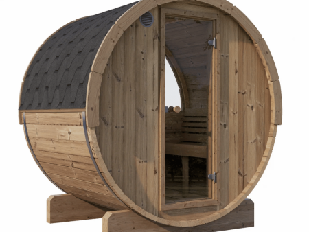 E6W Barrel Sauna - 3 Person | Western Sol Online