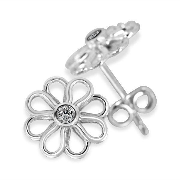 Wildflower Stud Earrings | Little Sparkles For Discount