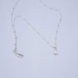 Diamond Slice Sterling Silver Necklace | Liv & B Cheap