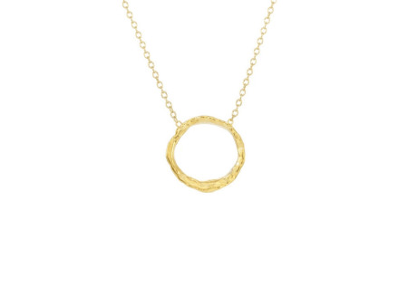 Small Opihi Circle Necklace | Catherine Weitzman Jewelry Online