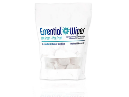 Essential Wipes - Eco Pak (35 wipes) | Functional Botanicals For Sale