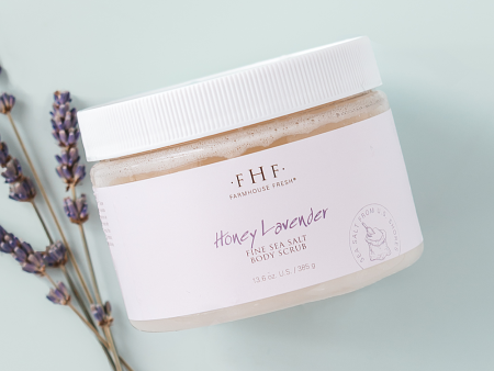 Honey Lavender Fine Sea Salt Body Scrub | Farmhouse Fresh Supply