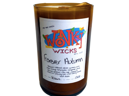 Forever Autumn Soy Wax Candle | Wonky Wicks Fashion