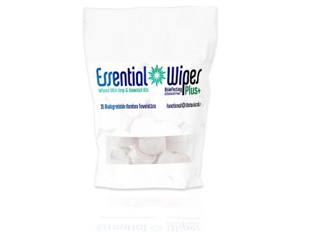 Essential Wipes Plus - Eco Pak (35 wipes) | Functional Botanicals Online