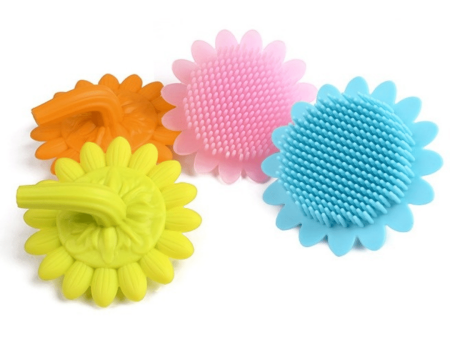 Face & Body Exfoliator Brush Flower | Heaven s Melody For Discount