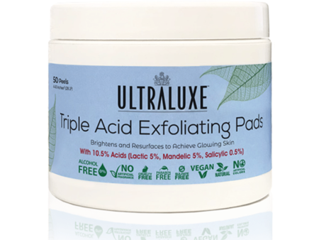 Triple Acid Exfoliating Pads | Ultraluxe Skincare Supply