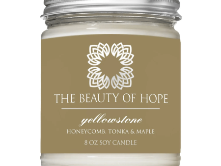 Yellowstone 8oz Candle | The Beauty of Hope For Cheap