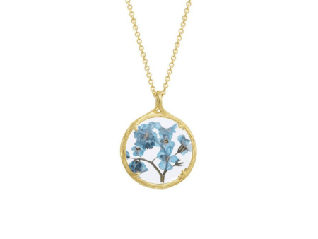 Small Botanical Necklace | Catherine Weitzman Jewelry For Sale