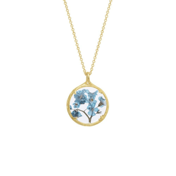 Small Botanical Necklace | Catherine Weitzman Jewelry For Sale