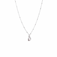 Diamond Slice Sterling Silver Necklace | Liv & B Cheap