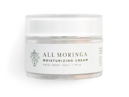 Premium All Natural Moringa Moisturizing Face Cream 1.7oz | All Moringa Discount