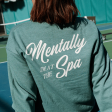 Mentally I’m At The Spa Unisex Crew Neck Sweatshirt | Lucky Owl Online Hot Sale