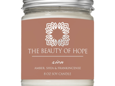 Zion 8oz Candle | The Beauty of Hope on Sale