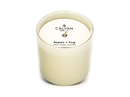 Aspen + Fog Dignity Series Glass Jar Soy Candle | Calyan Wax Co. - 5.3 oz Cheap