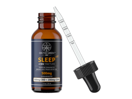 SLEEP - Broad Spectrum + CBN Tincture 500 mg | On The Green Sale