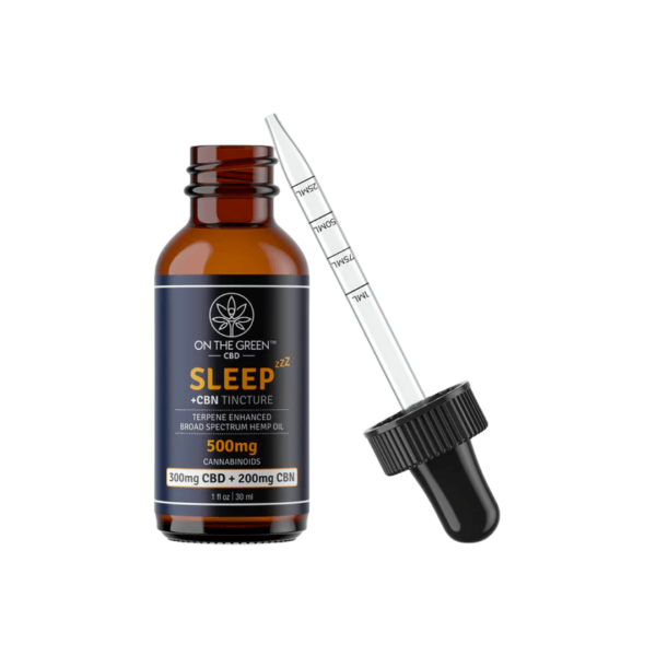 SLEEP - Broad Spectrum + CBN Tincture 500 mg | On The Green Sale