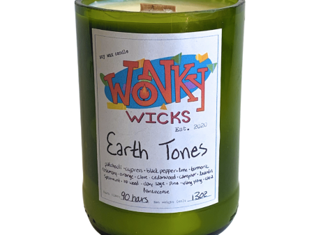 Earth Tones Soy Wax Candle | Wonky Wicks For Discount