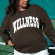 Wellness Varsity Unisex Crew Neck Sweatshirt | Lucky Owl Discount