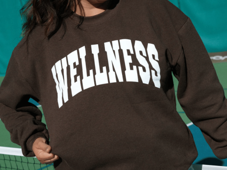 Wellness Varsity Unisex Crew Neck Sweatshirt | Lucky Owl Discount