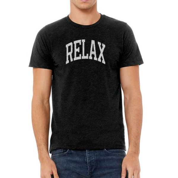 RELAX Collegiate Unisex T-Shirt | Lucky Owl Online Hot Sale