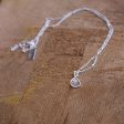 Diamond Slice Sterling Silver Necklace | Liv & B Cheap