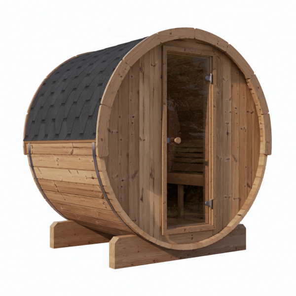 E6 Sauna Barrel - 2-4 Person | Western Sol Fashion