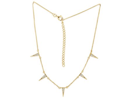 Ragged Point Station Necklace | Little Sparkles For Discount