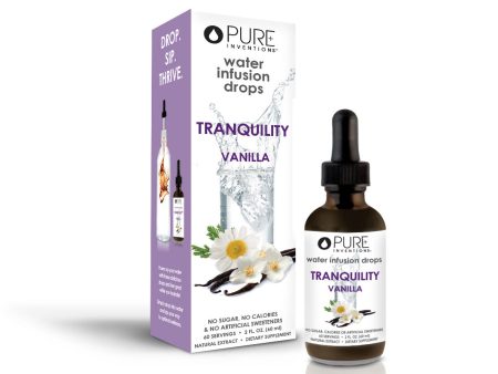 Tranquility Vanilla Water Infusion Drops | Pure Inventions Fashion