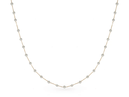 Dainty Pearl Short GG Gold Necklace | Love You More Hot on Sale