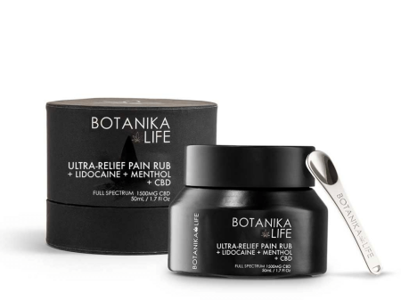 Ultra-Relief Pain Rub + Lidocaine + Menthol + CBD | Botanika Life Online