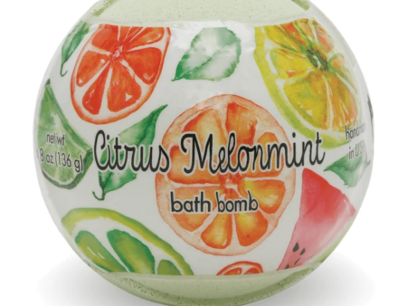 Citrus Melon Mint Bath Bomb | Primal Elements Hot on Sale