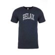 RELAX Collegiate Unisex T-Shirt | Lucky Owl Online Hot Sale