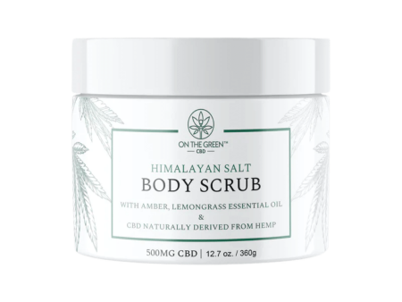 Himalayan Salt  Body Scrub 500mg Broad Spectrum CBD Oil | On The Green Discount