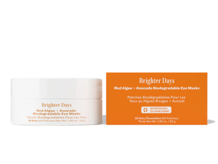 Brighter Days Red Algae + Avocado Biodegradable Eye Masks | Three Ships Supply