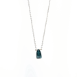 Insightful Teal Kyanite Sterling Silver Necklace | Liv & B Online now