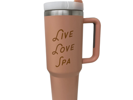 Live Love Spa Retro 40 oz Tumbler | Live Love Spa Hot on Sale