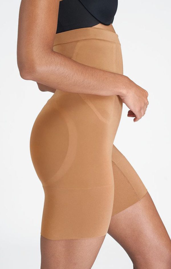 SPANX OnCore High-Waisted Mid-Thigh Short ~ Naked 3.0 Online Sale