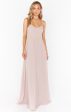 Faith Maxi Dress ~ Soft Beige Chiffon For Cheap