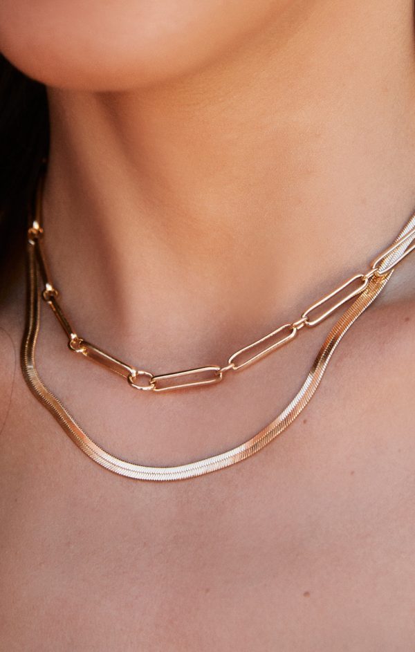 LUV AJ x SIVAN AYLA Barcelona Necklace ~ Gold Online