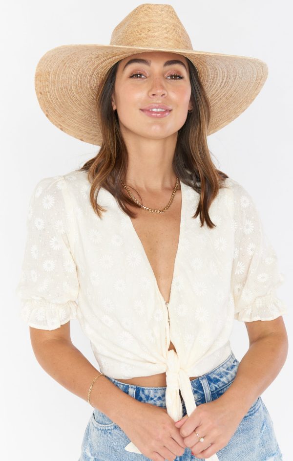 Lack of Color Palma Wide Brim Hat ~ Natural Hot on Sale